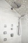 interior-designers-denver - A Luxury shower experience with rain shower, hand held shower, body spray, and steam designed by Runa Novak of In Your Space Interior Design - InYourSpaceHome.com and RunaNovak.com